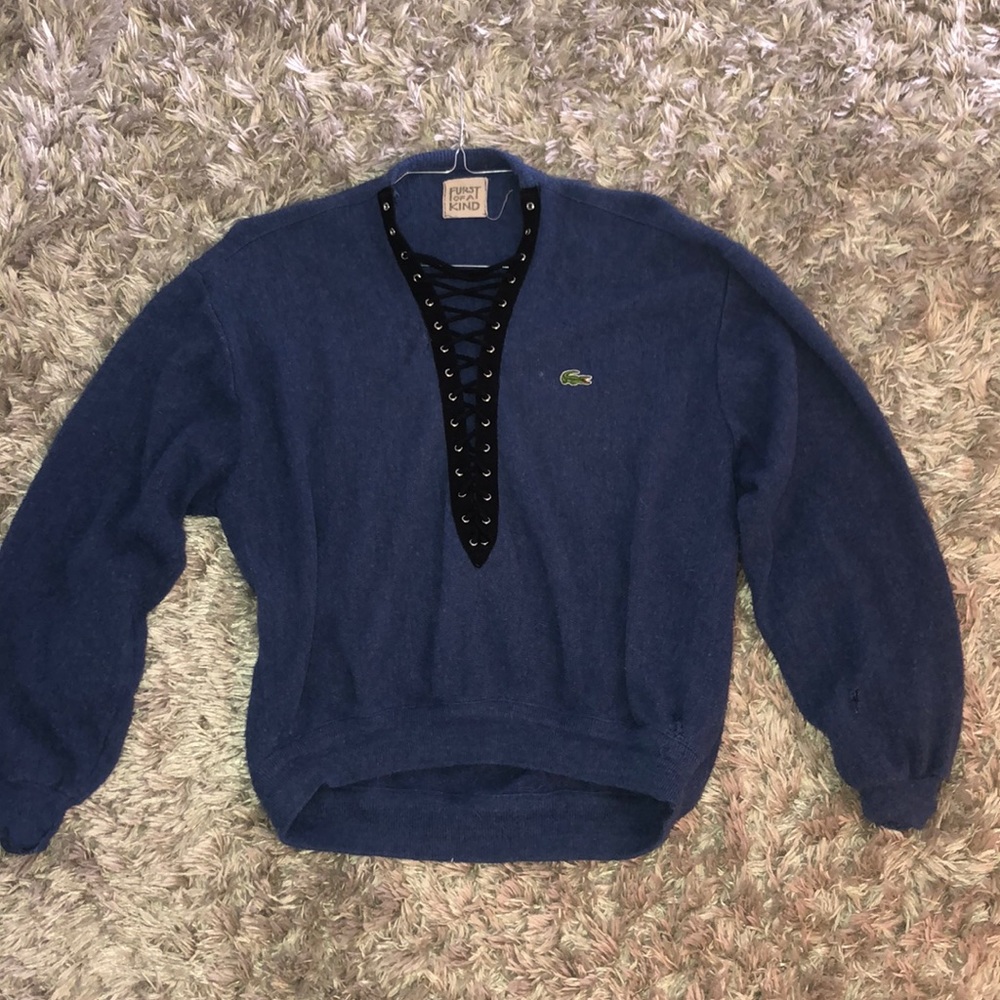 vintage lacoste sweater